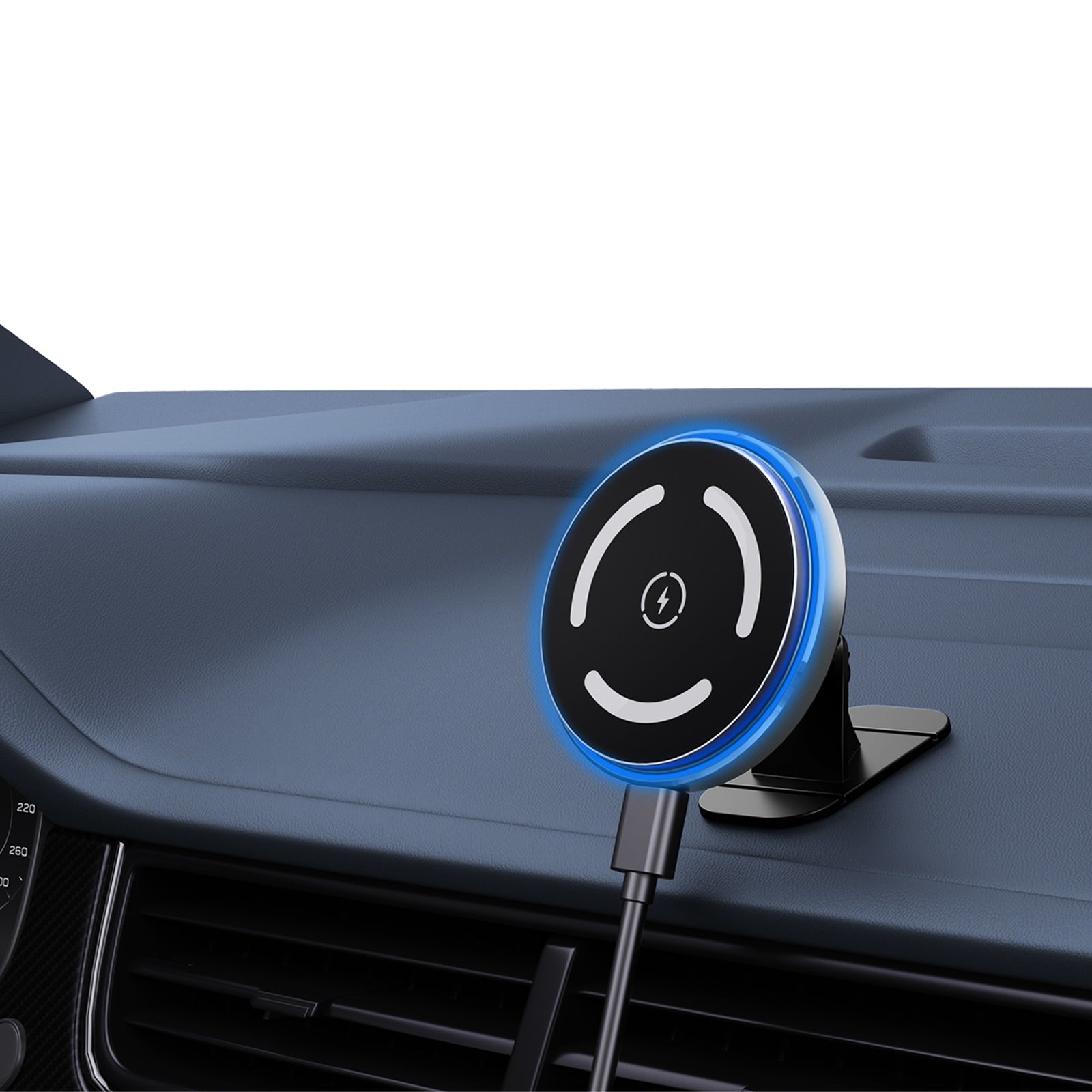 Magnetisk Trådlös Mobil laddare & Mobil hållare