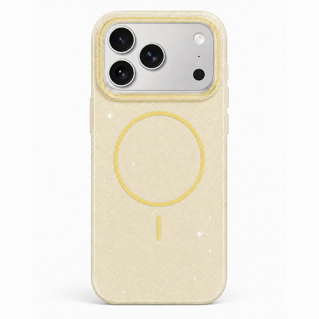 Glitter MagSafe Skal - Gul