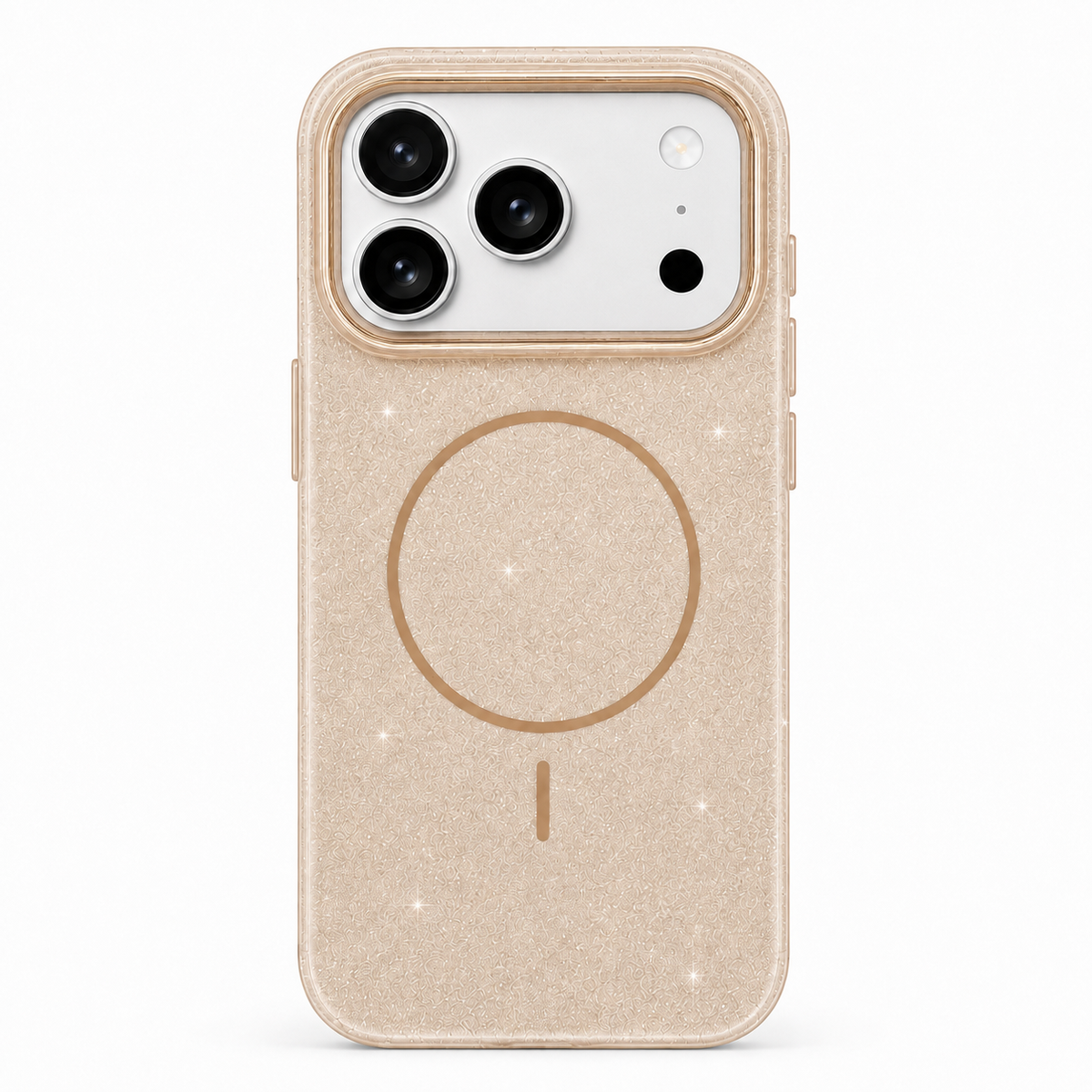 Glitter MagSafe Skal - Brun