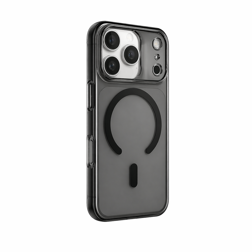 Thin-Tinted Svart iPhone MagSafe Skal