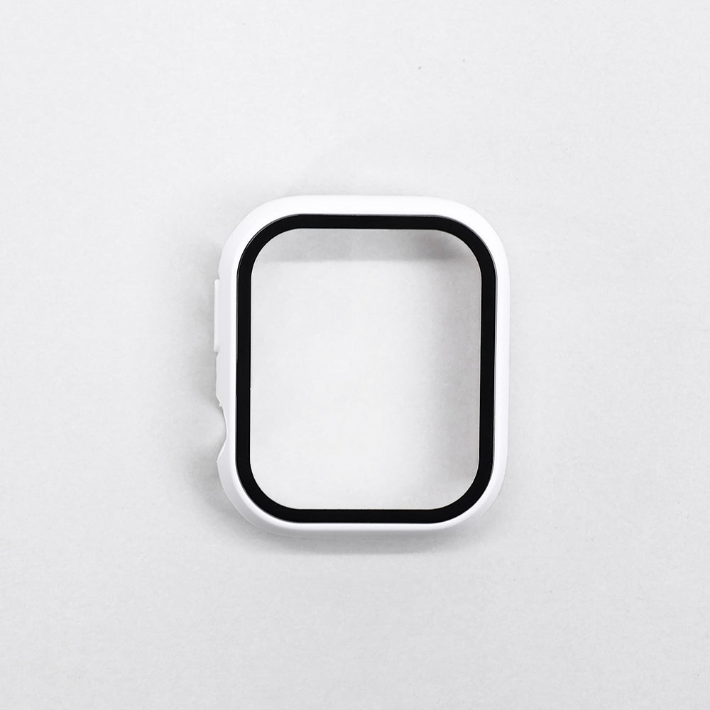Vit Apple Watch Skal med Inbyggt Skärmskydd – Fullt Skydd