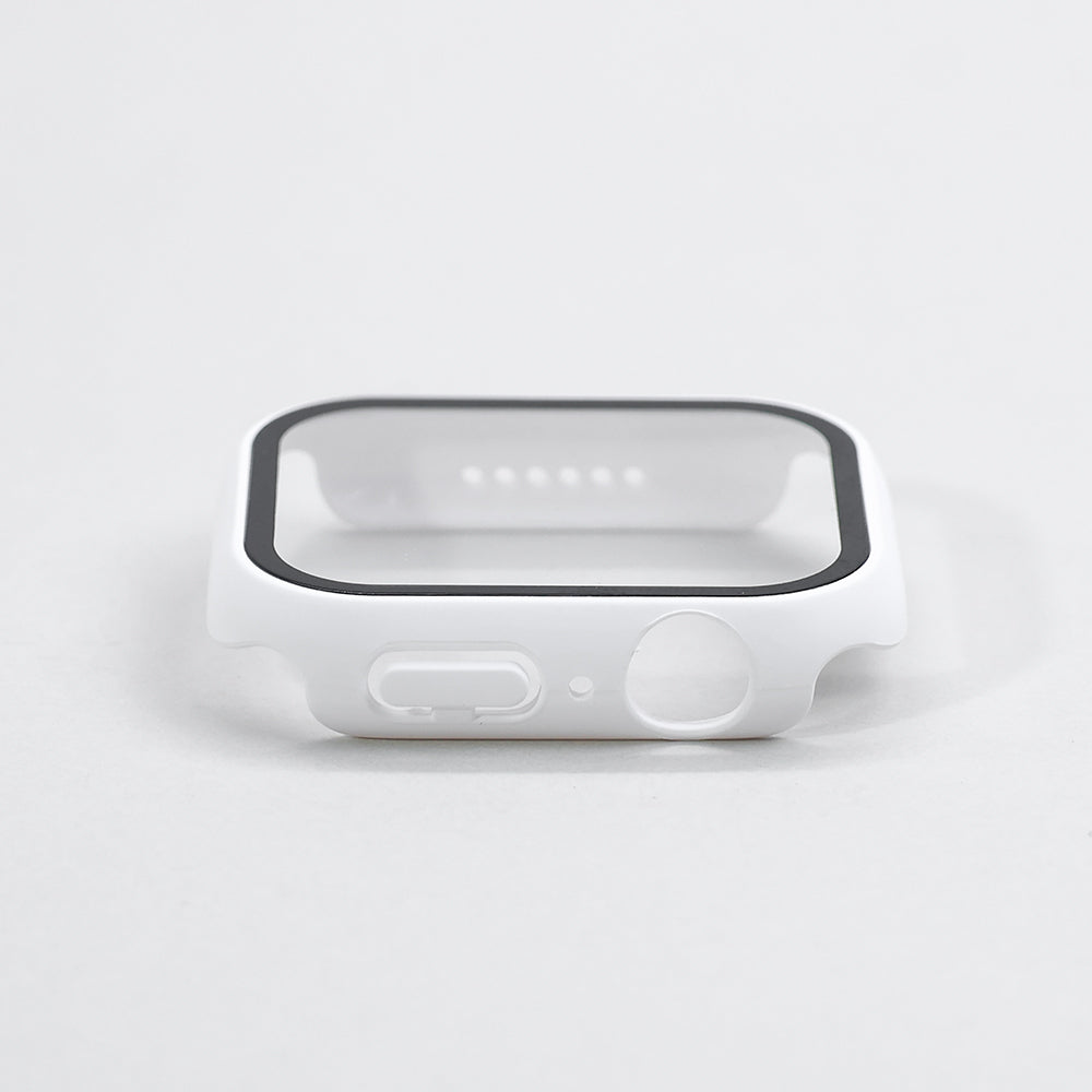 Vit Apple Watch Skal med Inbyggt Skärmskydd – Fullt Skydd