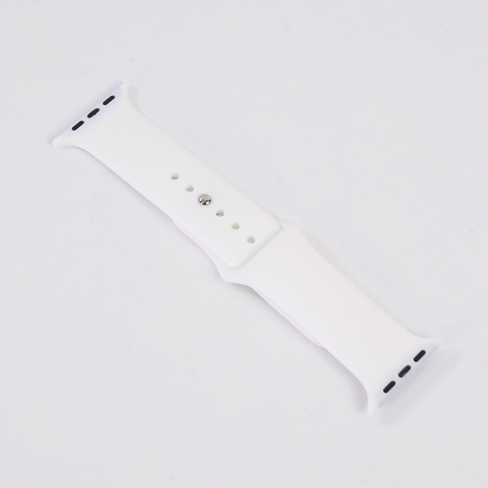 Silikonarmband för Apple Watch – Justerbart & Svettåligt – Flera Färger