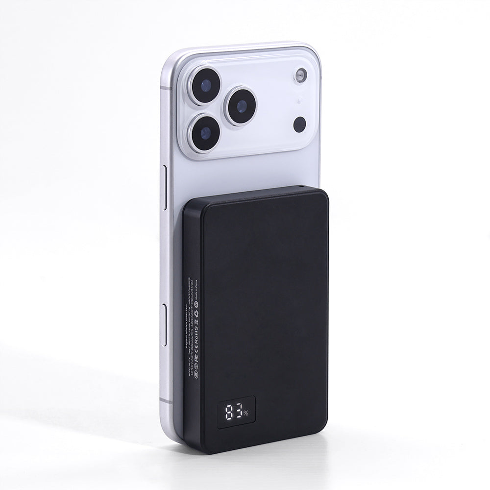 Magnetisk Powerbank 10 000 mAh – Trådlös MagSafe-laddning med USB-C | Leveranstid 1-2 Månader