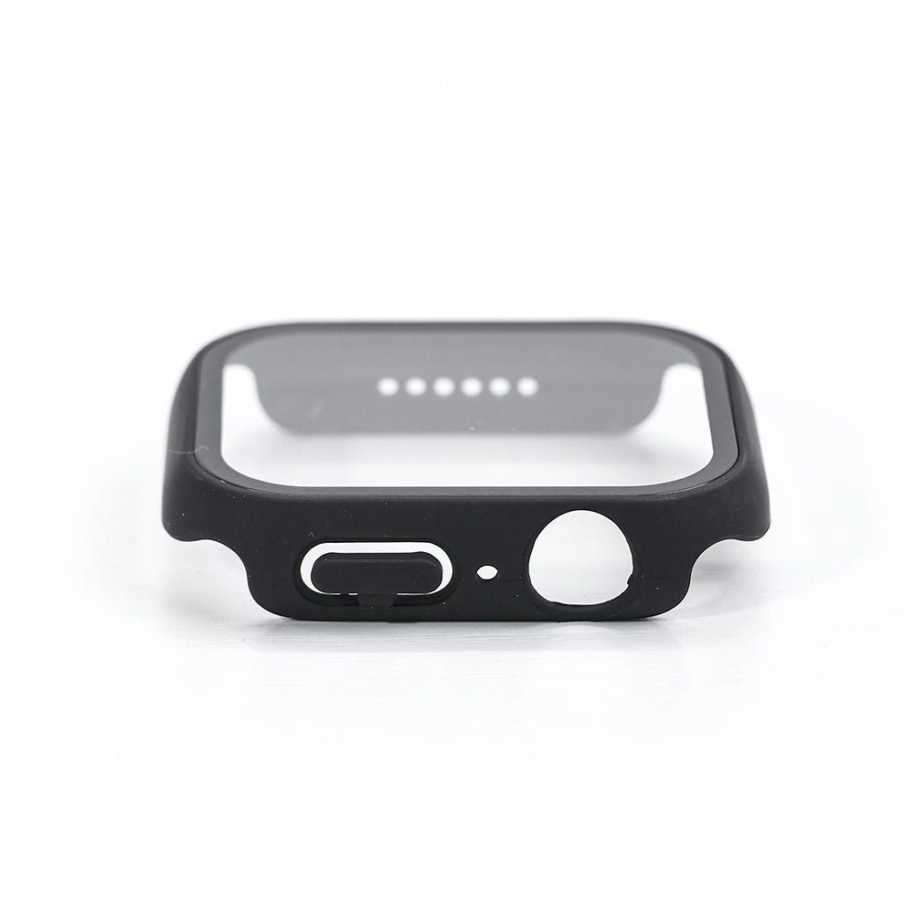 Svart Apple Watch Skal med Inbyggt Skärmskydd – Fullt Skydd