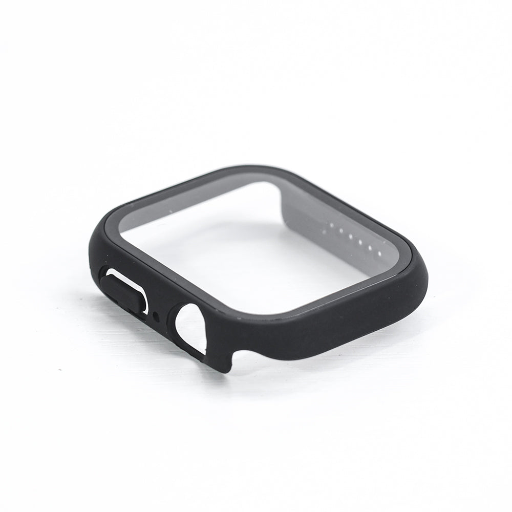 Svart Apple Watch Skal med Inbyggt Skärmskydd – Fullt Skydd