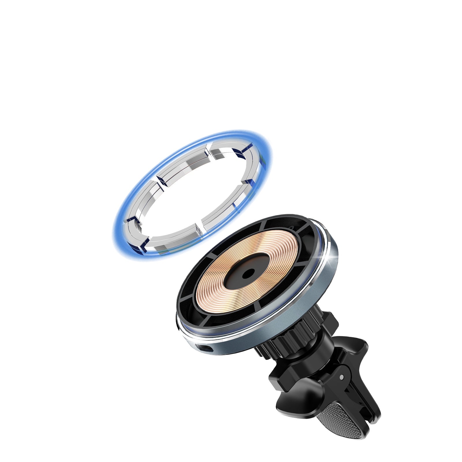 Magnetisk Trådlös Mobil laddare & Mobil hållare