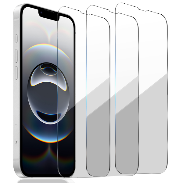 3-Pack - iPhone 16e - Härdat Glas Skärmskydd Transparent