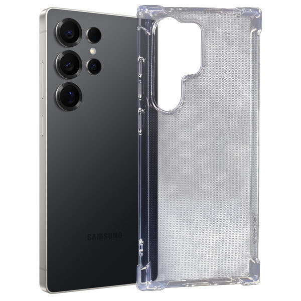 Samsung Galaxy S25 Ultra Skal - Extra Stöttåligt och Slitstarkt Transparent