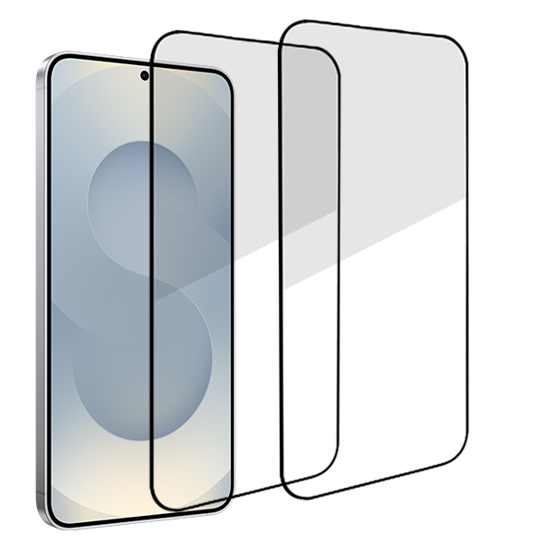Samsung S25 Skärmskydd 2-Pack - Heltäckande Härdat Glas för Maximal Stöttålighet och Skydd