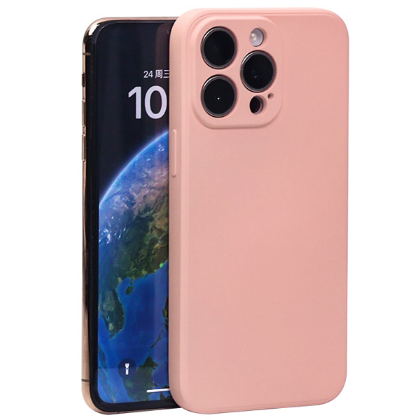 iPhone 15 Plus Matt Rosa Skal - Med Kameraskydd