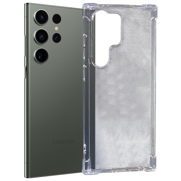 Samsung Galaxy S23 Ultra Skal - Extra Stöttåligt och Slitstarkt Transparent