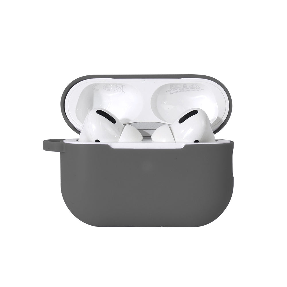 Grå AirPods Skal – Hållbart Skydd mot Stötar och Repade i Stilren Design