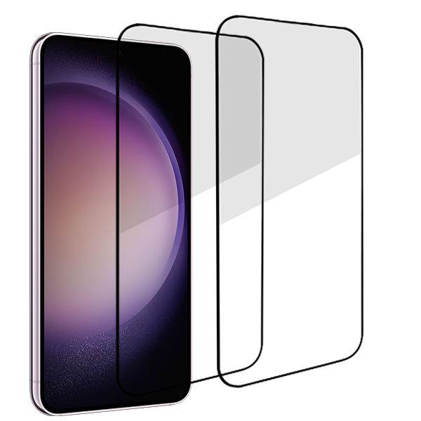 Samsung S24 + (Plus) Skärmskydd 2-Pack - Heltäckande Härdat Glas för Maximal Stöttålighet och Skydd