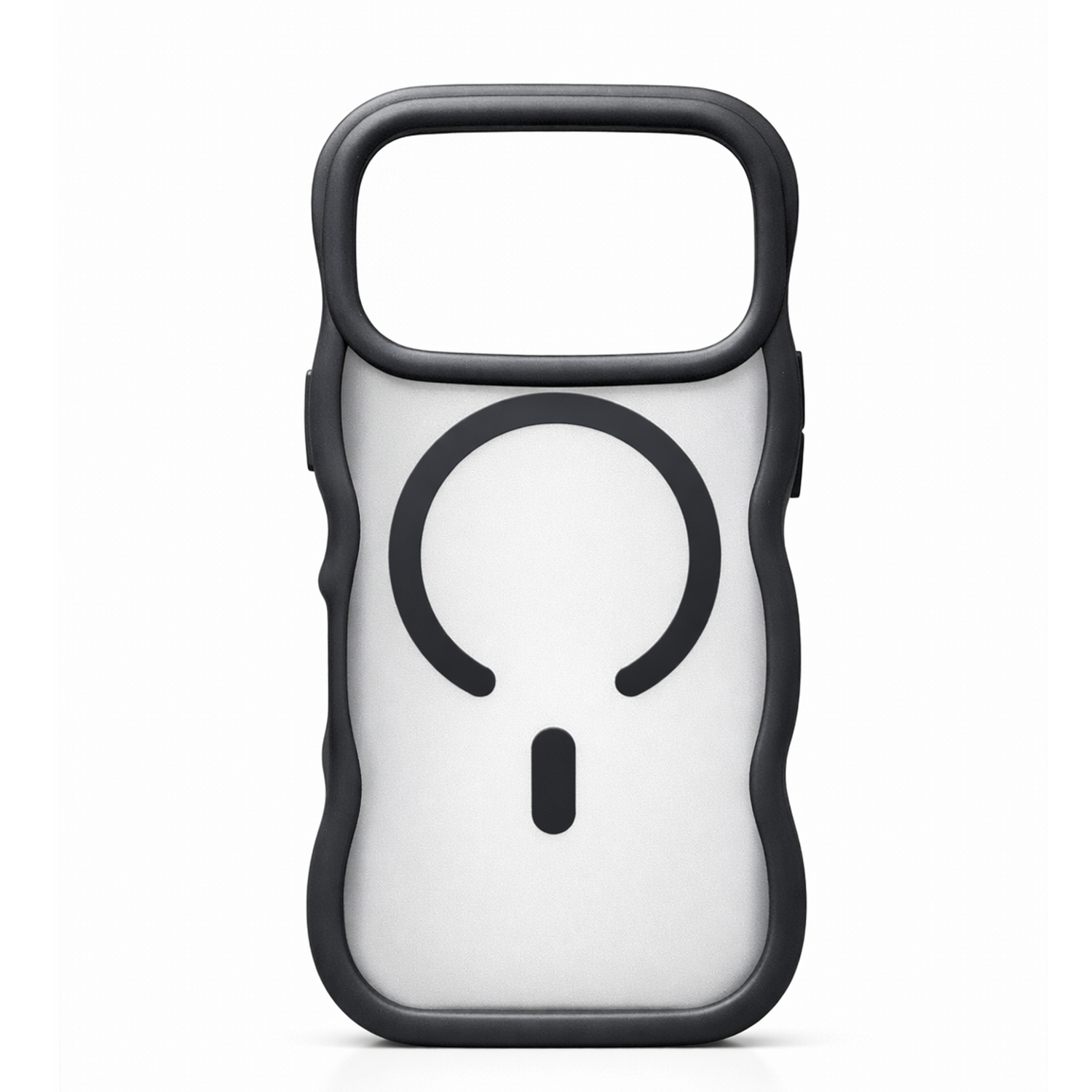 Frostad Wavy MagSafe iPhone Skal - Svart