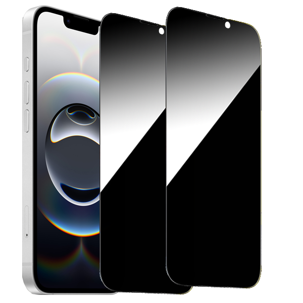 2-Pack iPhone 16e Privacy / Sekretessskärmskydd - Härdat Glas, Anti-Spy Privat Skydd