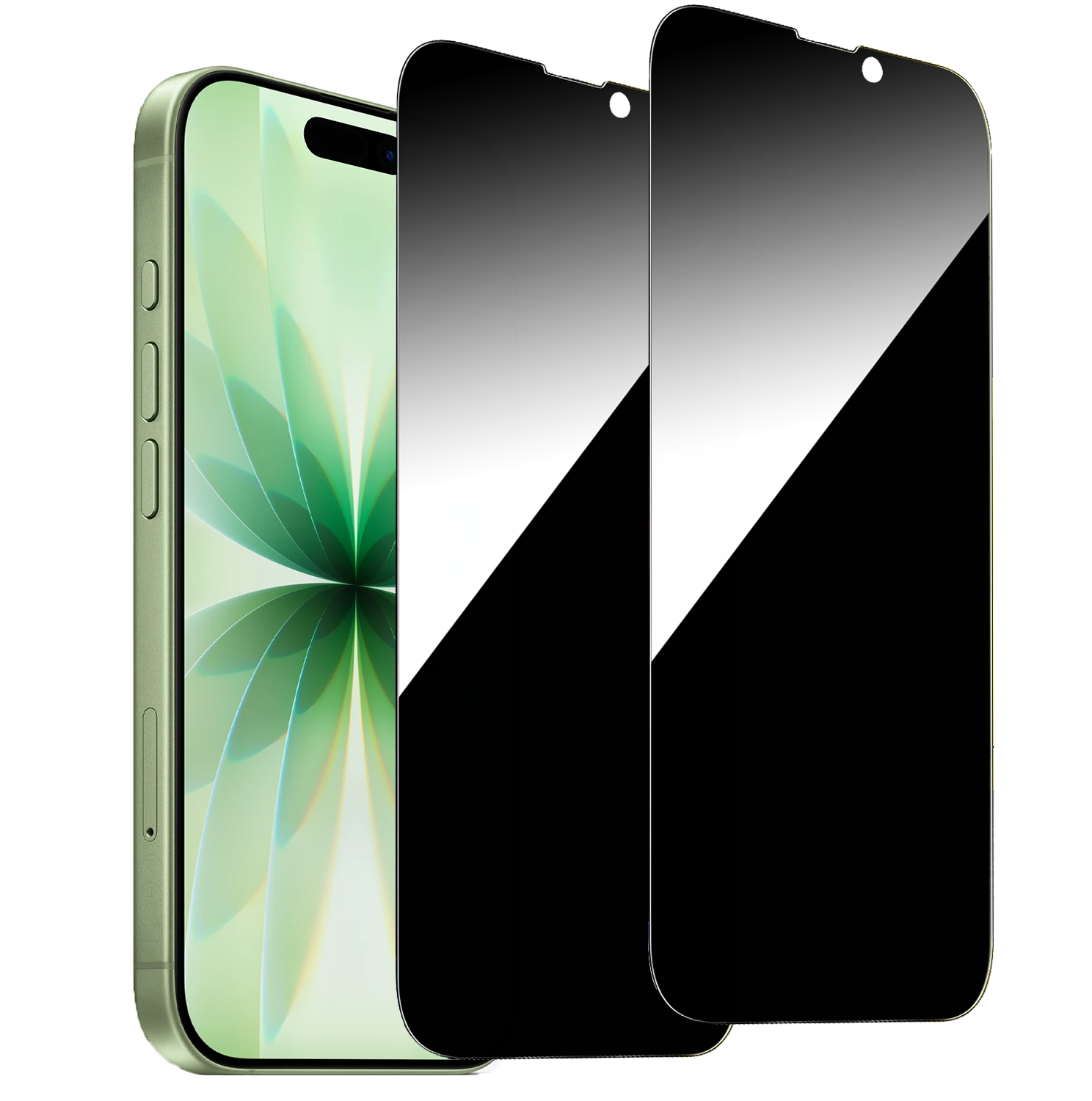 2-Pack iPhone 17 Privacy / Sekretessskärmskydd - Härdat Glas, Anti-Spy Privat Skydd