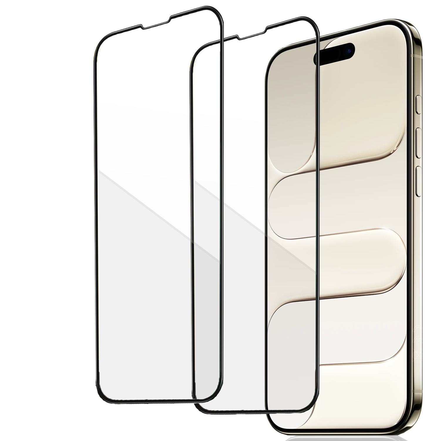 2-Pack - Heltäckande iPhone 17 Air Skärmskydd - Härdat Glas för Ultimat Stöttålighet och Skydd