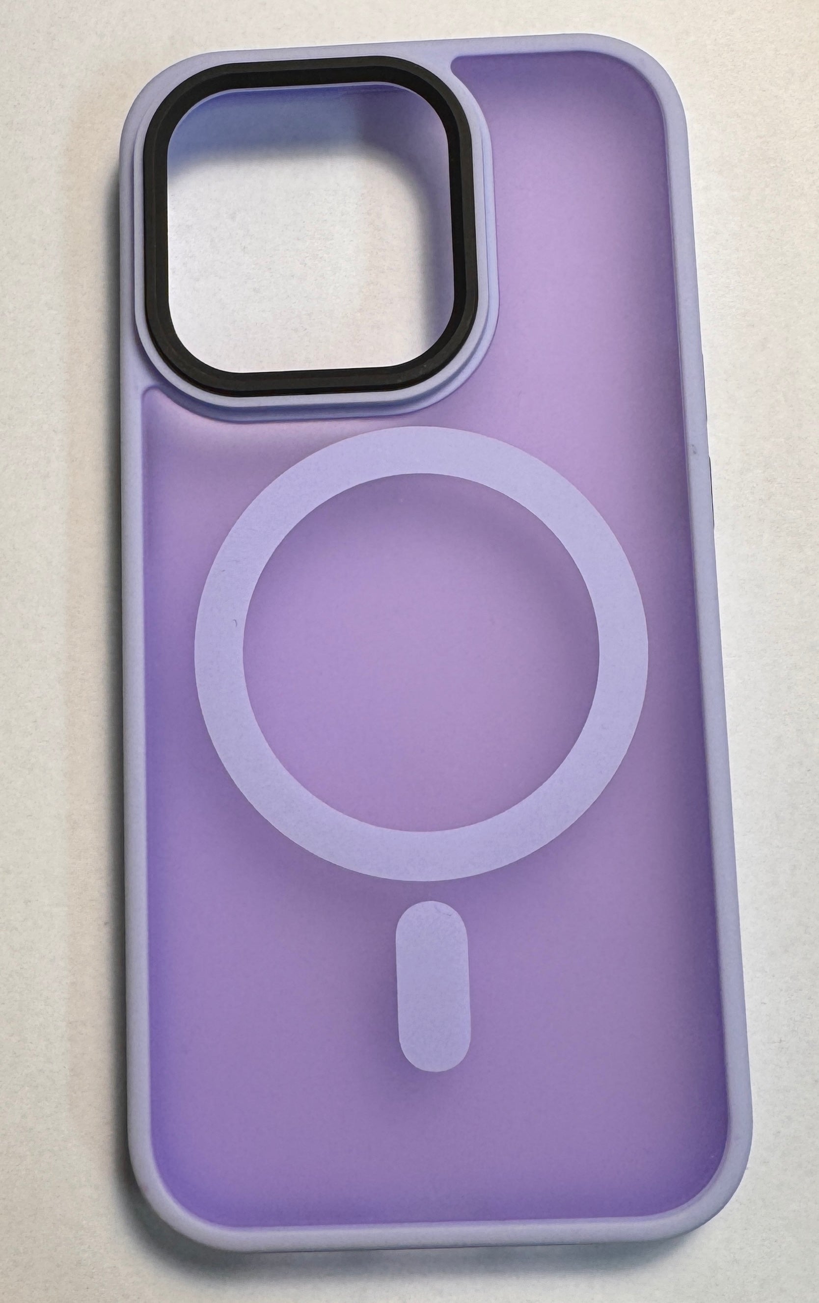 iPhone Frostad Transparent MagSafe Skal – Lila | Leveranstid - 1-2 Veckor