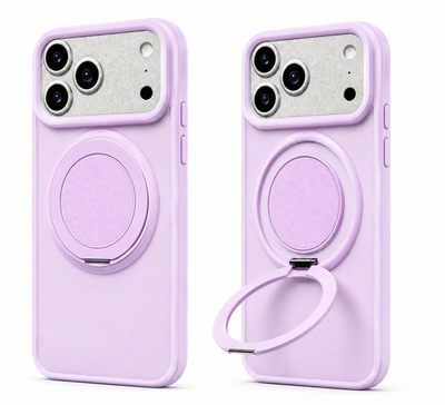 MagSafe Skal - Ringhållare & Mobilställ - Lila