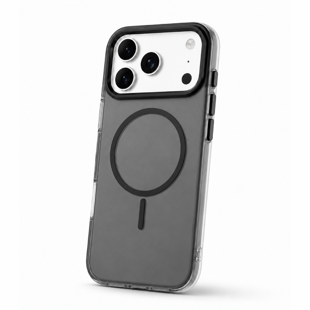 Aura MagSafe Skal - Svart Transparant | Leveranstid ca 1-2 Veckor