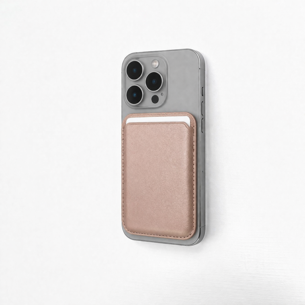 MagSafe Magnetisk Korthållare - Rose Guld