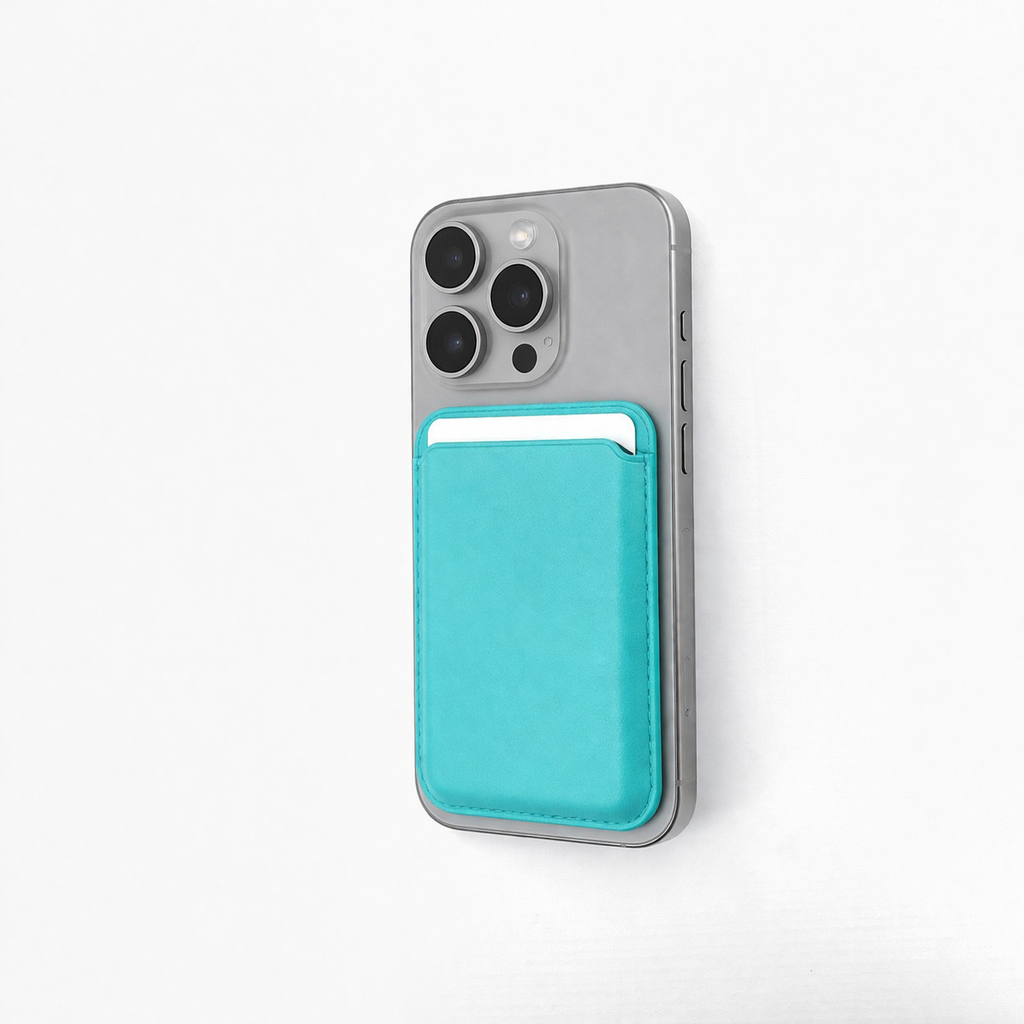 MagSafe Magnetisk Korthållare - Ljus Blå