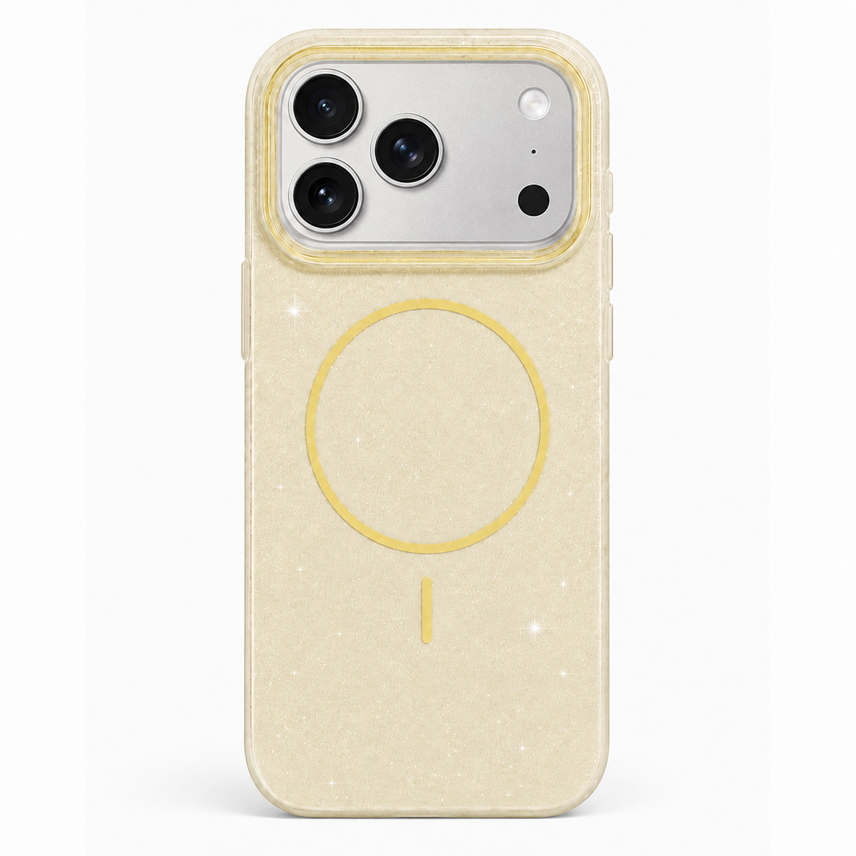 Glitter MagSafe Skal - Gul