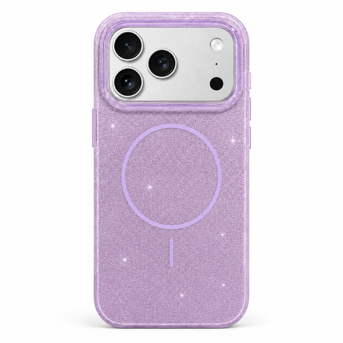 Glitter MagSafe Skal - Lila
