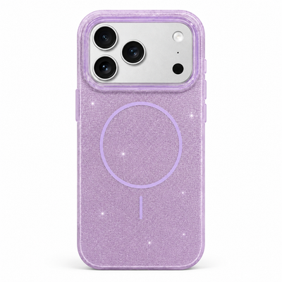 Glitter MagSafe Skal - Lila