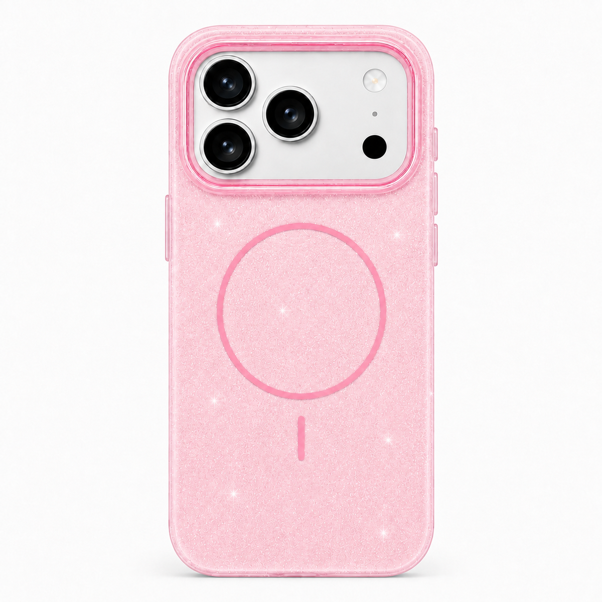 Glitter MagSafe Skal - Rosa