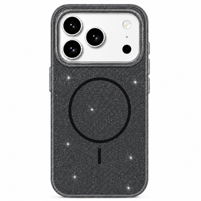 Glitter MagSafe Skal - Svart