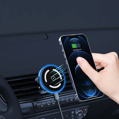 Magnetisk Trådlös Billaddare – Mobilhållare