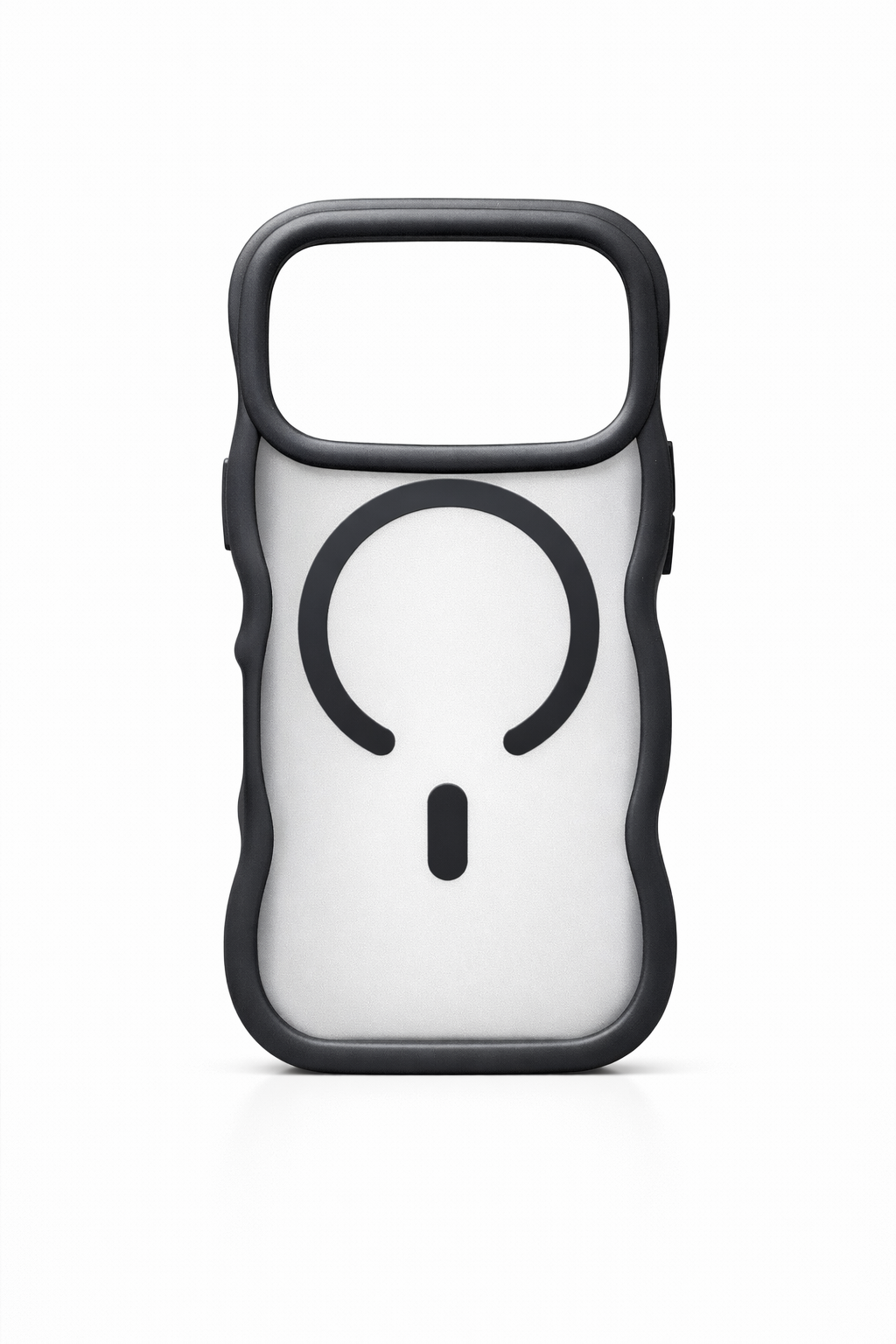 Frostad Wavy MagSafe iPhone Skal - Svart