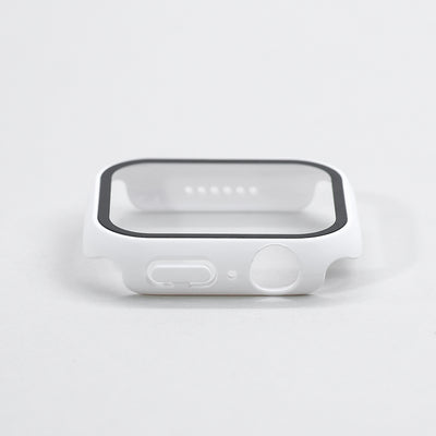 Vit Apple Watch Skal med Inbyggt Skärmskydd – Fullt Skydd