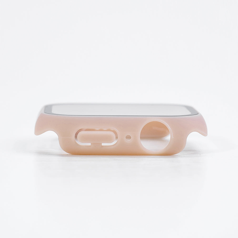 Rosa Apple Watch Skal med Inbyggt Skärmskydd – Fullt Skydd & Slimmad Design