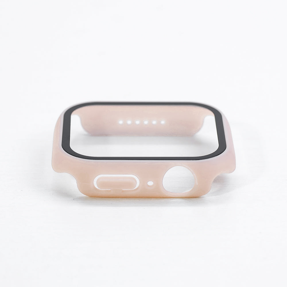 Rosa Apple Watch Skal med Inbyggt Skärmskydd – Fullt Skydd & Slimmad Design