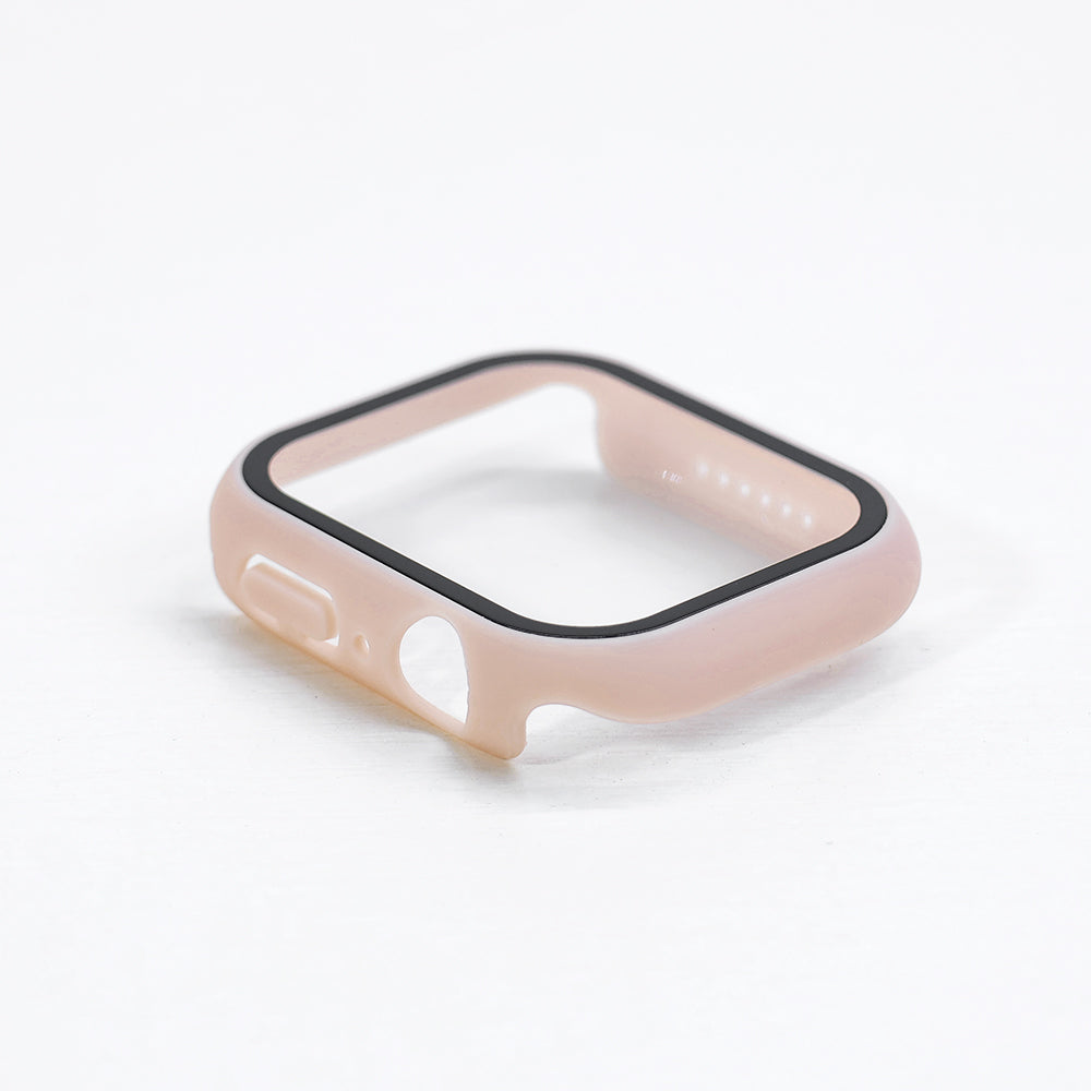 Rosa Apple Watch Skal med Inbyggt Skärmskydd – Fullt Skydd & Slimmad Design