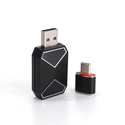 Trådlös CarPlay & Android Auto Adapter 2025 – Uppgraderad Dongel för Trådlös Anslutning | Plug & Play för iPhone & Android