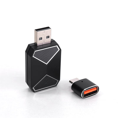 Trådlös CarPlay & Android Auto Adapter 2025 – Uppgraderad Dongel för Trådlös Anslutning | Plug & Play för iPhone & Android