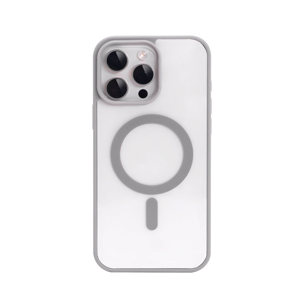 iPhone MagSafe Skal – Grå, Slimmat & Stötsäkert Skydd - Välj Modell