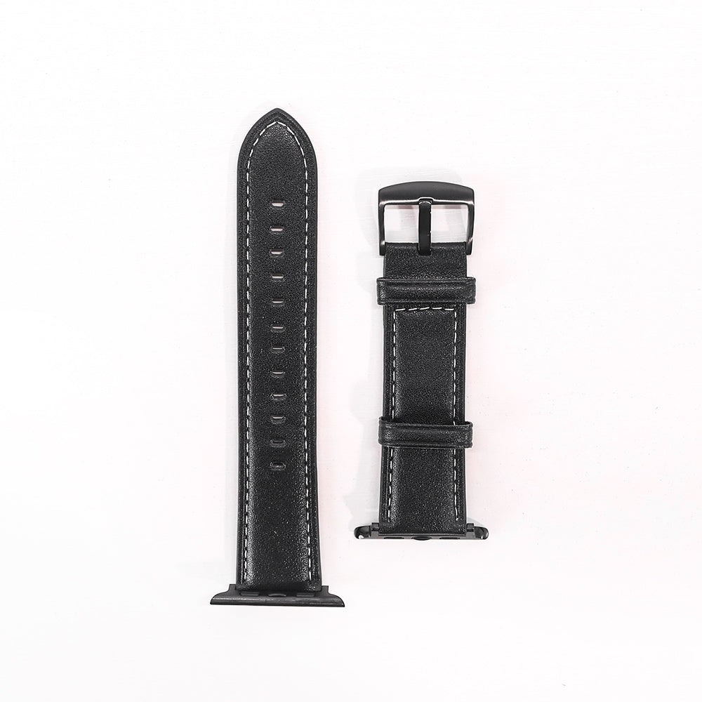 Läderarmband till Apple Watch 42mm–49mm | Elegant & Justerbart Klockarmband i Äkta Läder