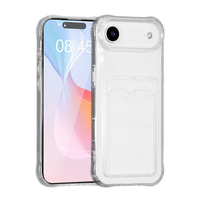 Kortfack Skal – Transparent Med Kameraskydd iPhone 17