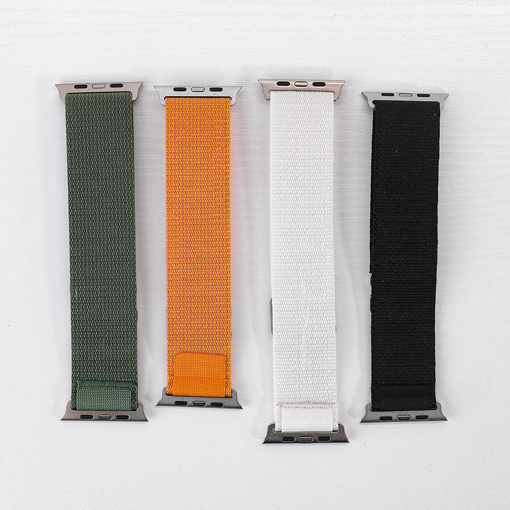 Apple Watch Nylon Armband 42–49 mm – Justerbart Sportarmband (flera färger)
