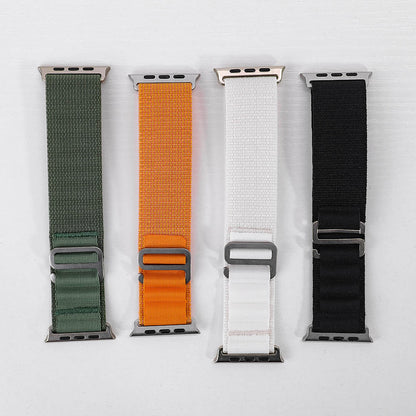 Apple Watch Nylon Armband 42–49 mm – Justerbart Sportarmband (flera färger)
