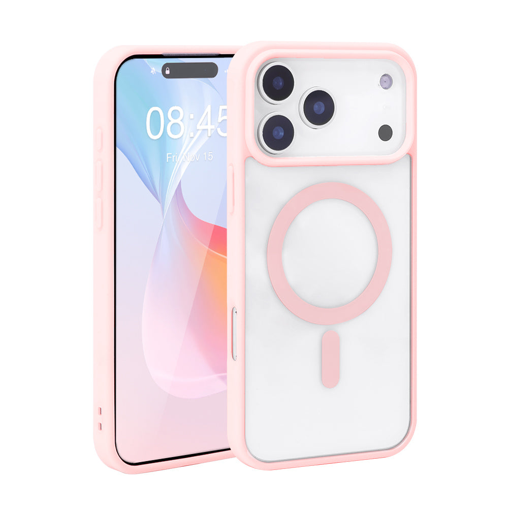 iPhone 17 Pro Max MagSafe Skal – Rosa, Slimmat & Stötsäkert Skydd