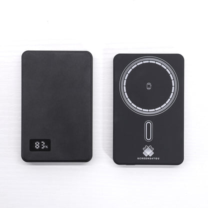 Magnetisk Powerbank 10 000 mAh – Trådlös MagSafe-laddning med USB-C | Leveranstid 1-2 Månader