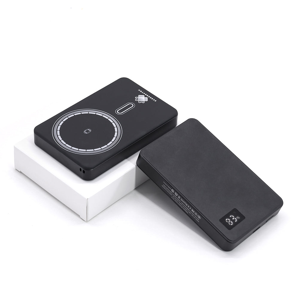 Magnetisk Powerbank 10 000 mAh – Trådlös MagSafe-laddning med USB-C | Leveranstid 1-2 Månader