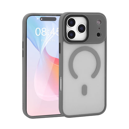 iPhone Frostad Transparent MagSafe Skal – Grå