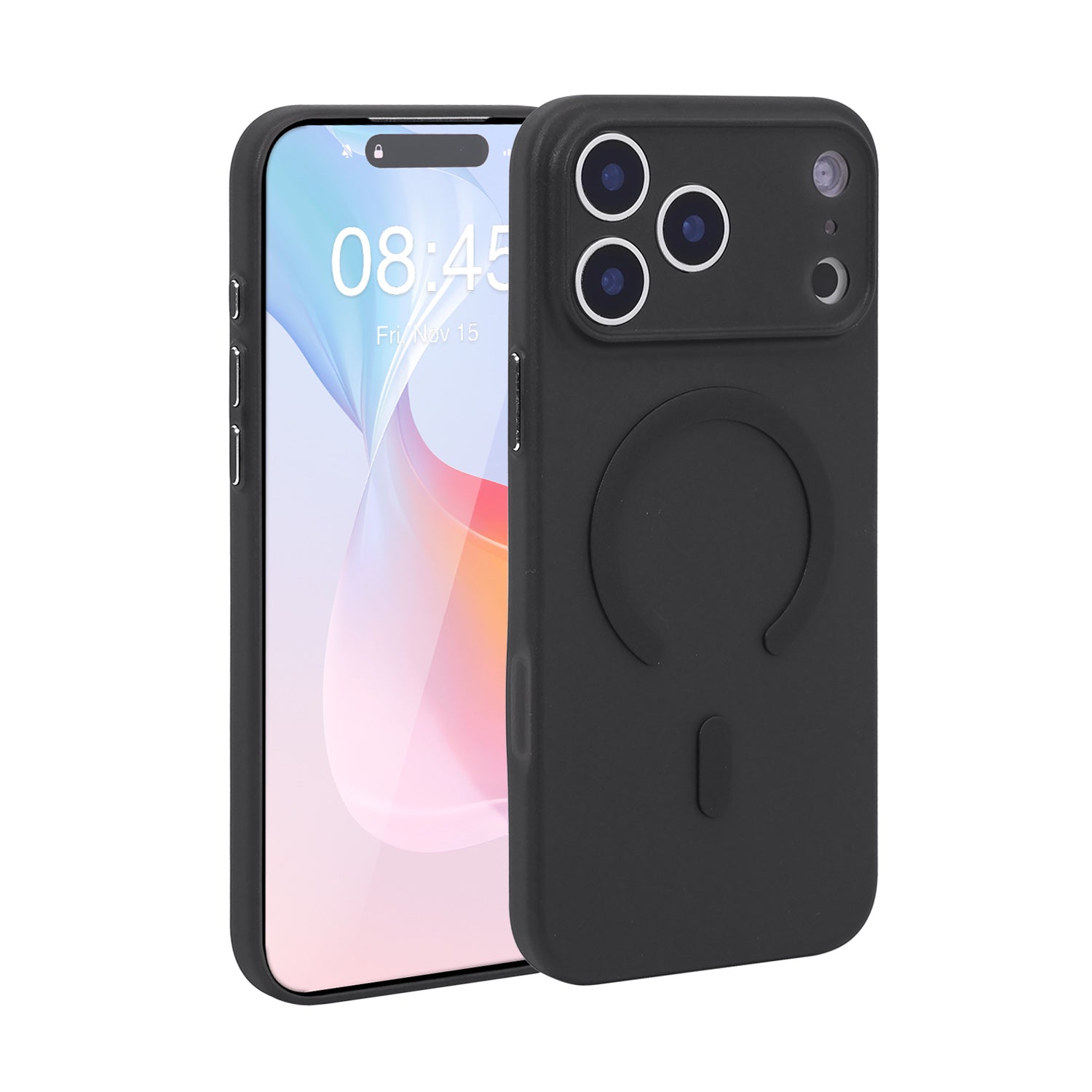 Thin iPhone MagSafe Skal - Svart